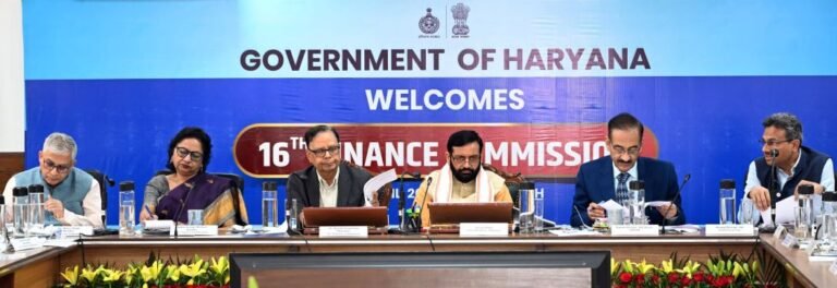 Haryana Charts Ambitious Economic Future as 16th Finance Commission Engages in Strategic Dialogue with CM Nayab Singh Saini