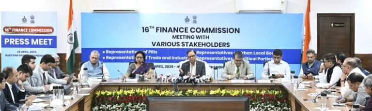 Haryana’s Economic Roadmap and Vision for Future Development: Key Takeaways from the 16th Finance Commission Meeting