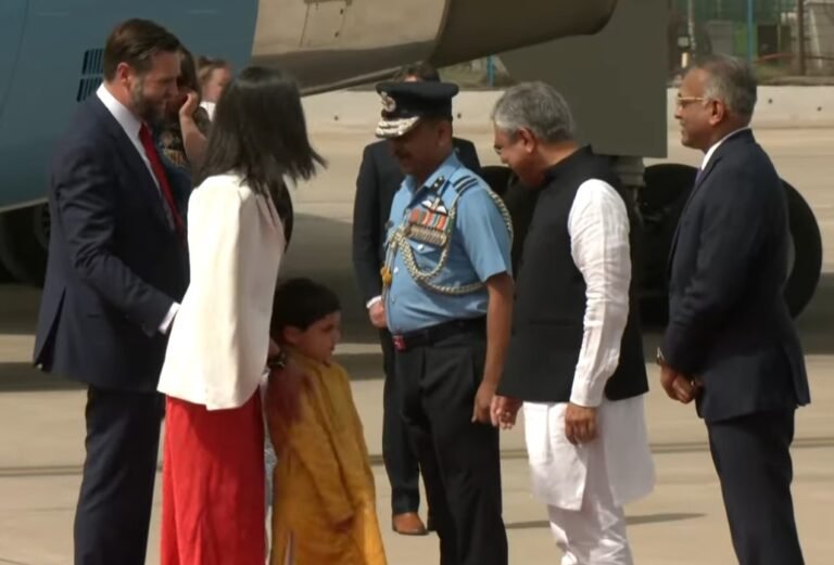 US Vice President J.D. Vance Begins India Visit Amid Talks on Crucial Trade Pact