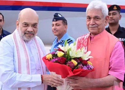 Union Home Minister Amit Shah Begins Three-Day Visit to Jammu and Kashmir to Review Security and Development