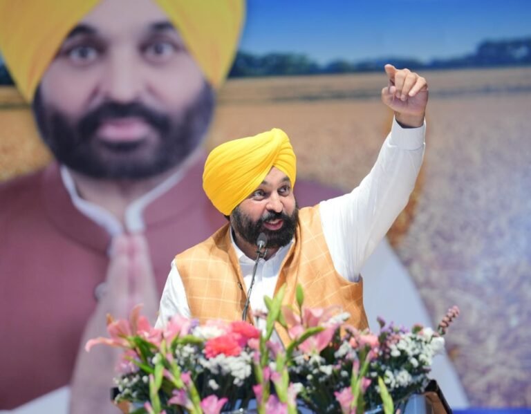 Punjab CM Bhagwant Mann Vows to Safeguard Farmers’ Rights, Save Groundwater, and Make Agriculture Profitable