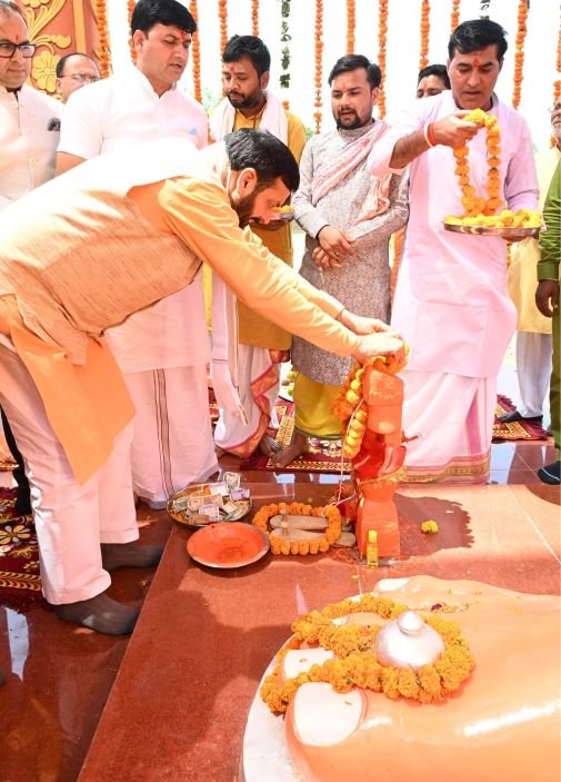 CM Nayab Singh Saini Unveils 31-Foot Panchmukhi Hanuman Idol on Hanuman Jayanti, Highlights Cultural Pride and Development Vision