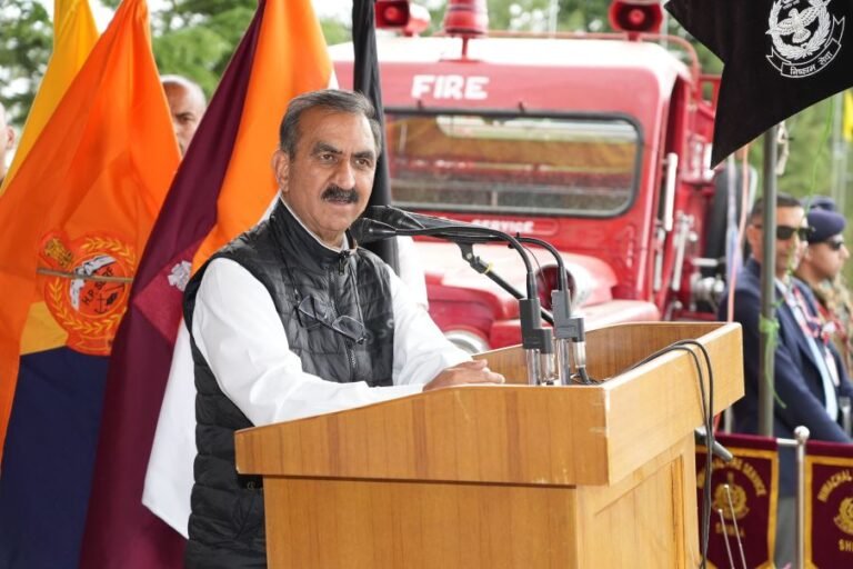 CM Sukhu Vows to Modernize Fire Services and Home Guards with New Technology and Reforms